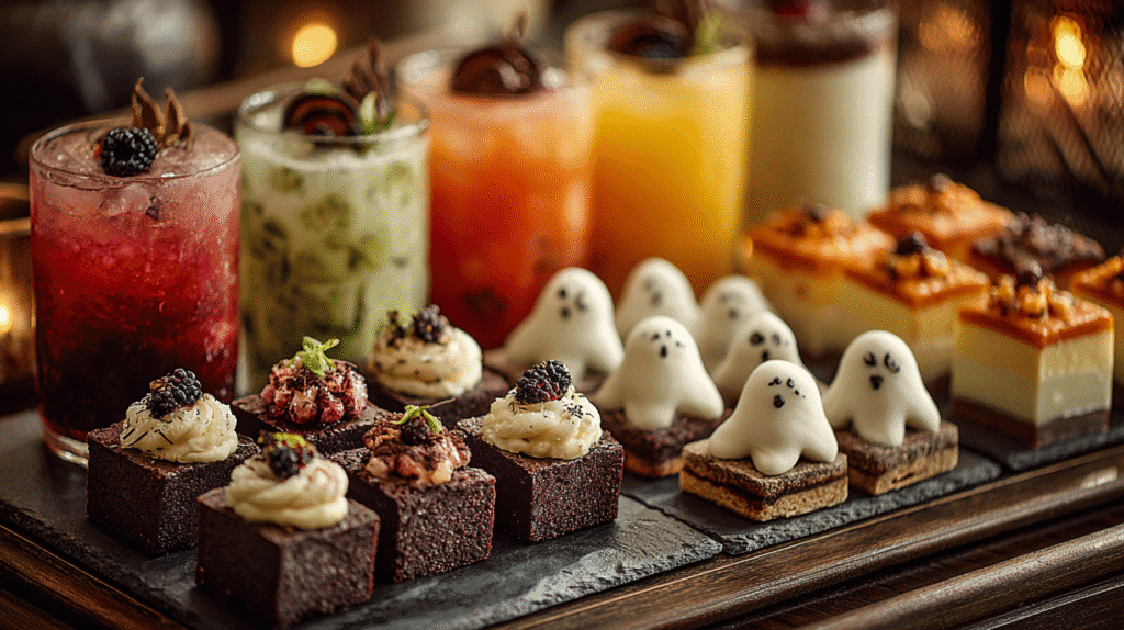 halloween spooky food and drinks